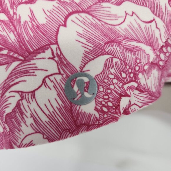 Lululemon Athletica 34DD Enlite Sports Bra Floral Bloom Pink - Picture 3 of 5